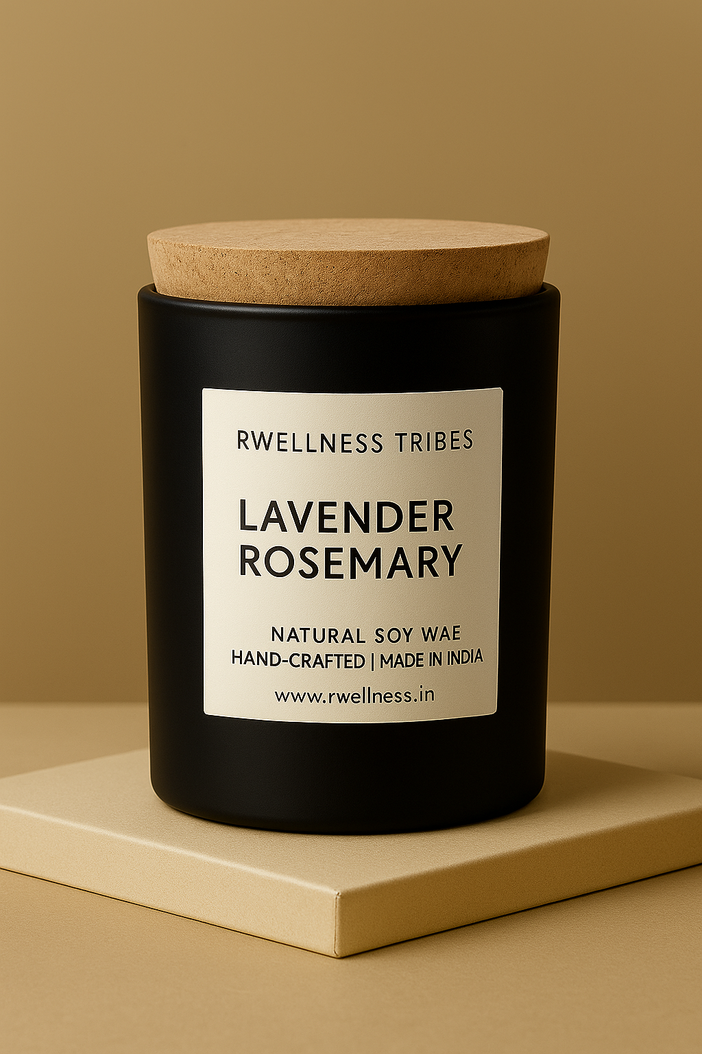 Lavender Rosemary–Scented Candle