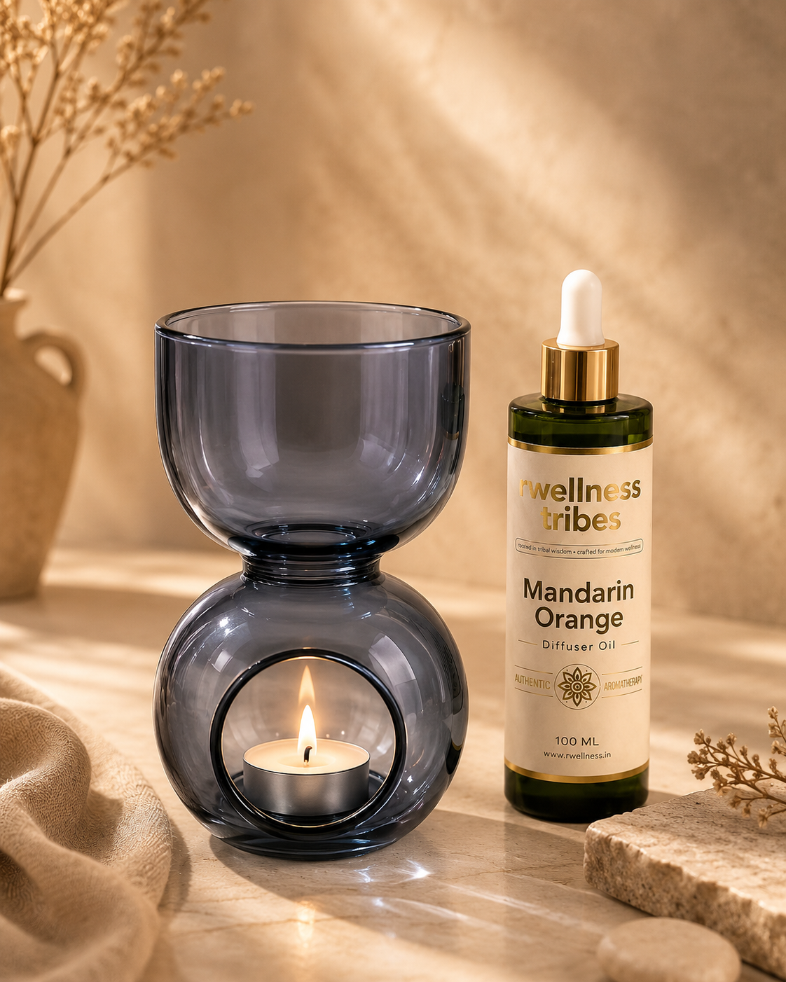 Smoky Glass Aroma Diffuser