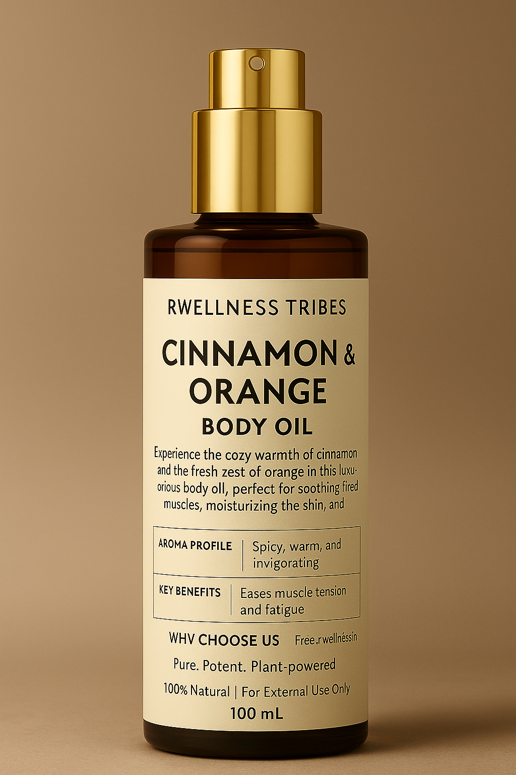 Cinnamon & Orange Massage Oil