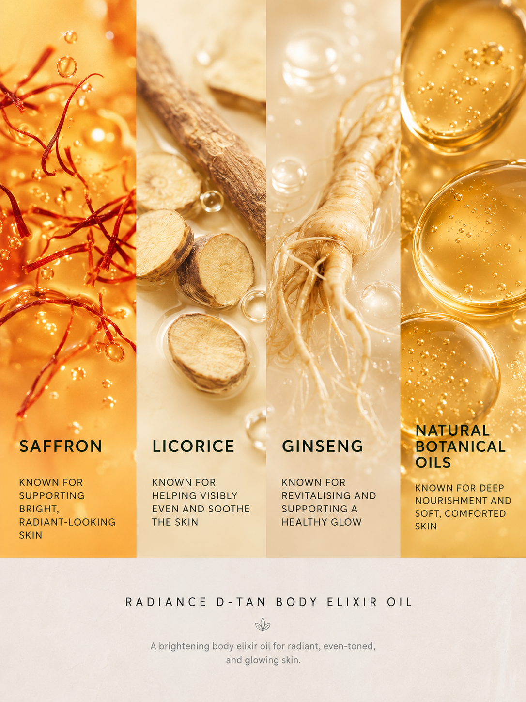Radiance D-Tan Body Elixir Oil