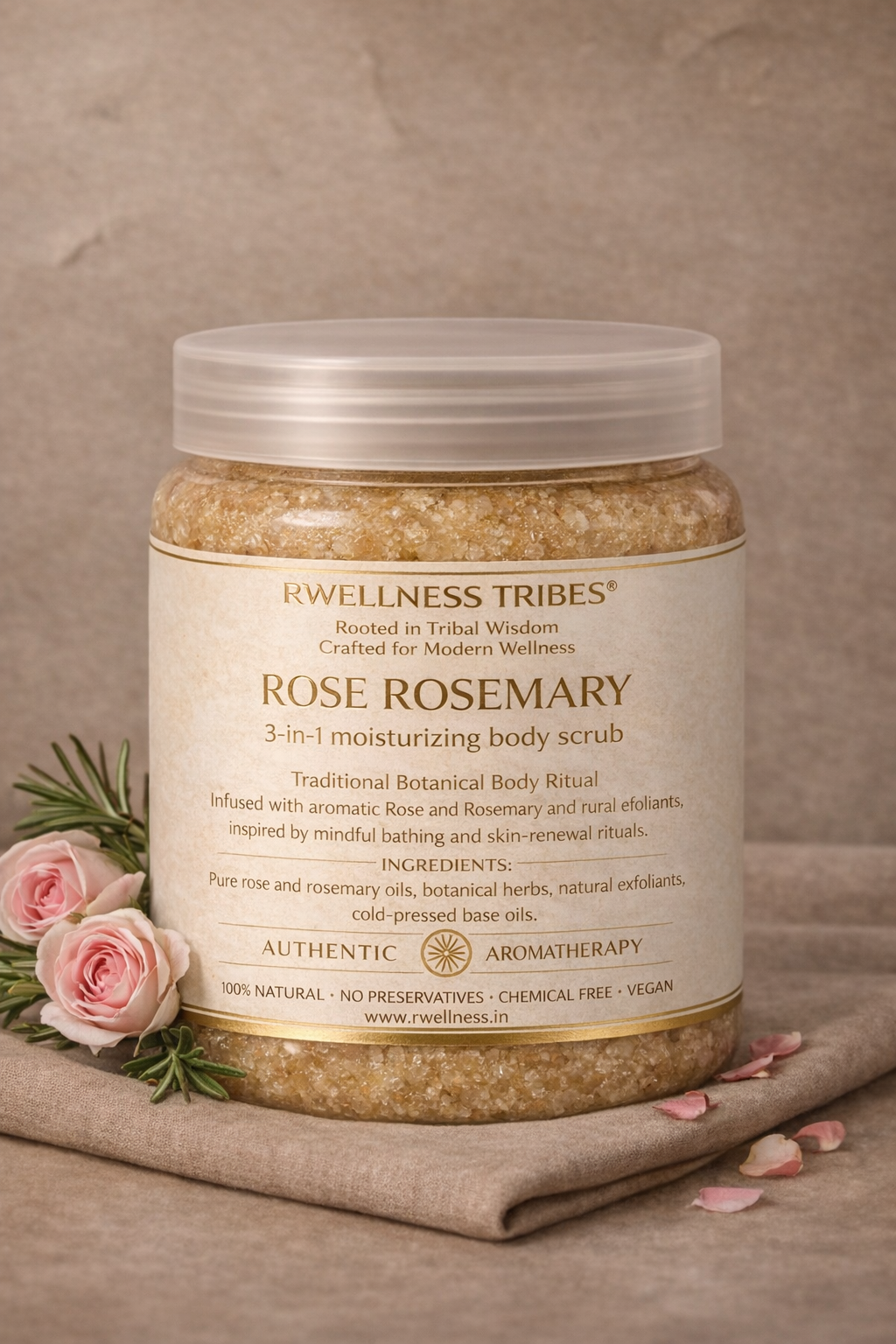 Rose Rosemary Body Scrub