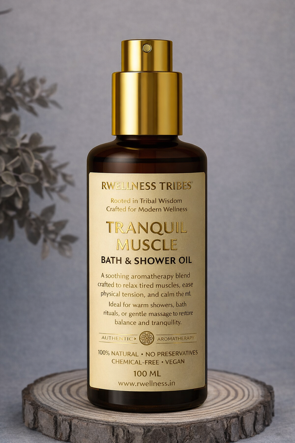 TRANQUIL MUSCLE BATH & SHOWER OIL