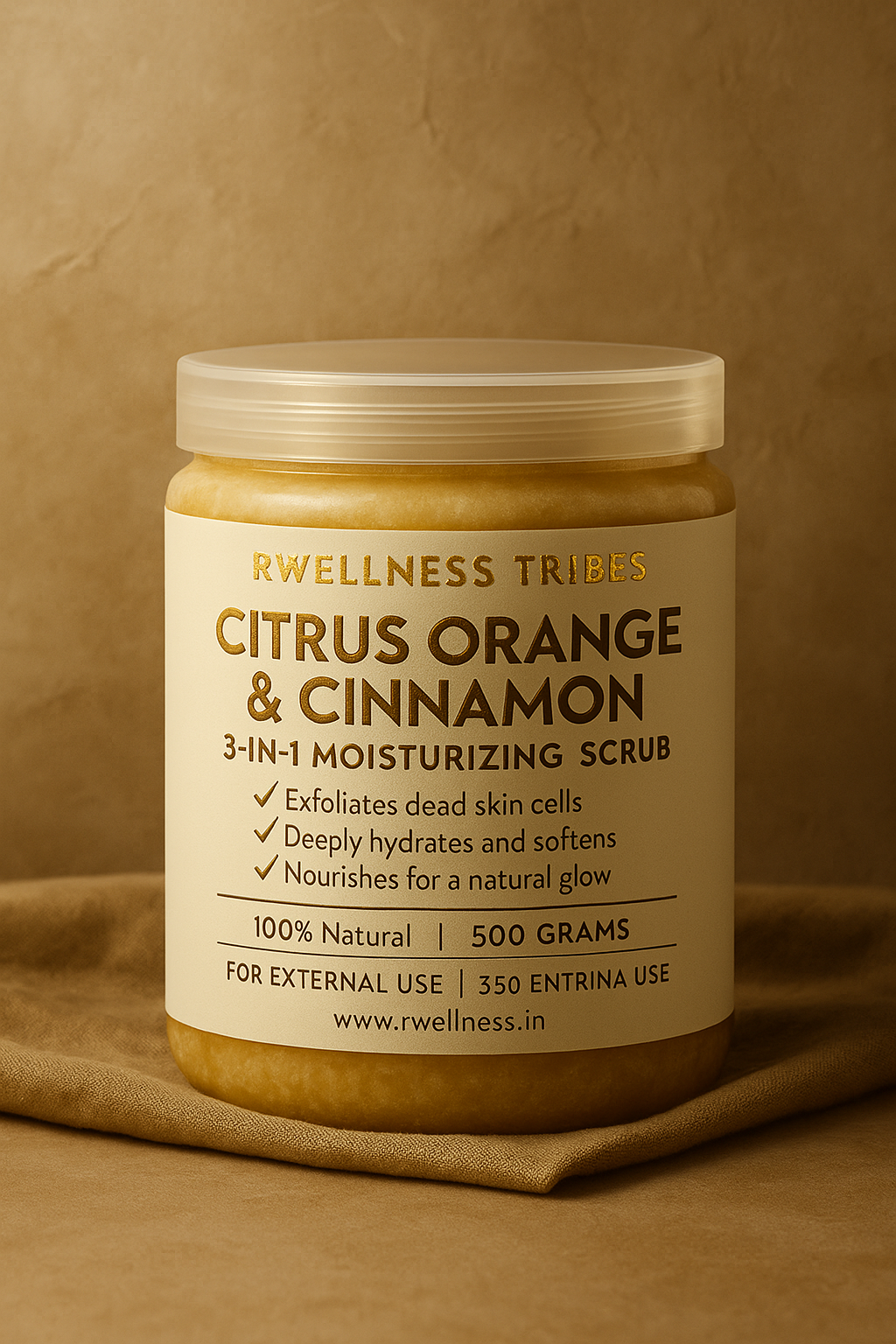 Citrus Orange & Cinnamon 3-in-1 Body Scrub