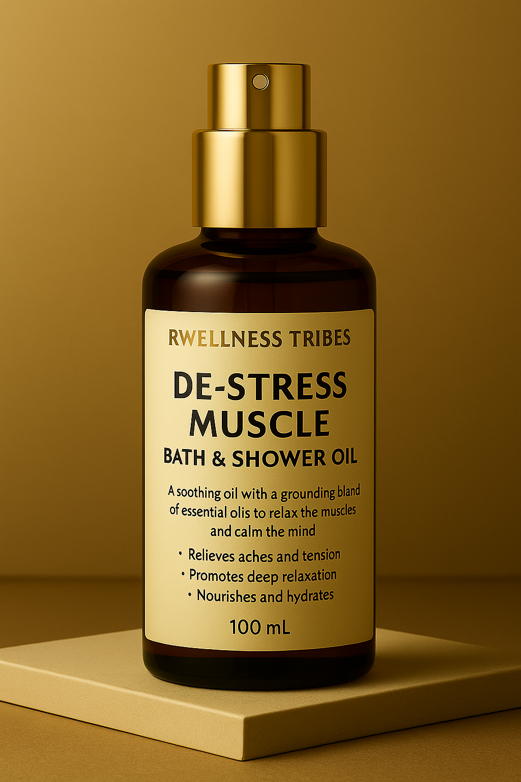 De-Stress Muscle Bath & Shower Oil