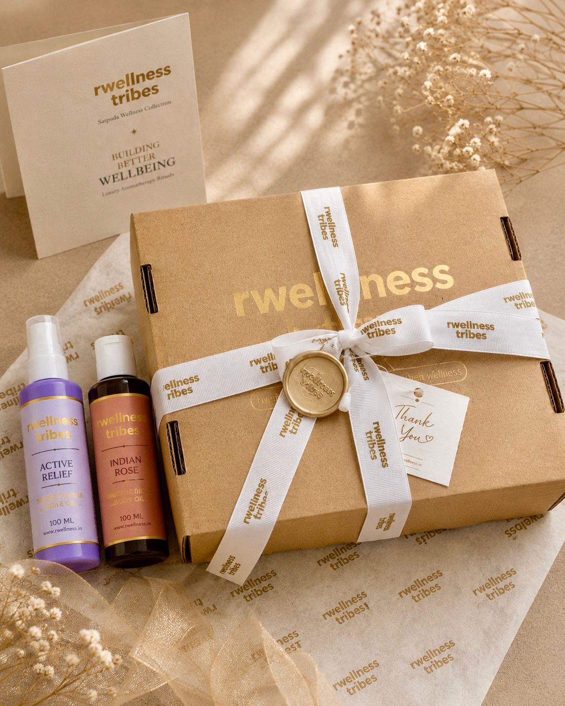 Wellness Ritual Gift Box with Rose &Active